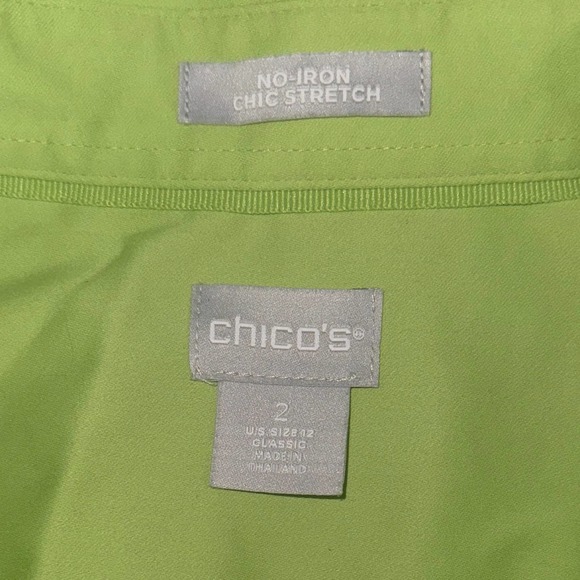 Chico’s women’s button up blouse size 12 - Picture 3 of 4